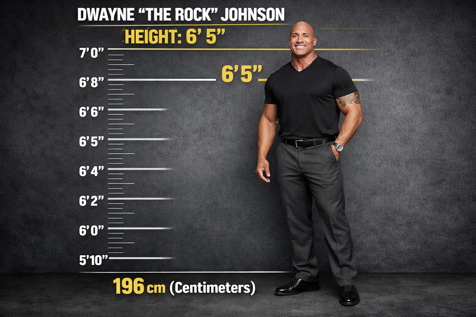 Dwayne Johnson Height: A Complete, Trusted, and In-Depth Guide 2 Generated image