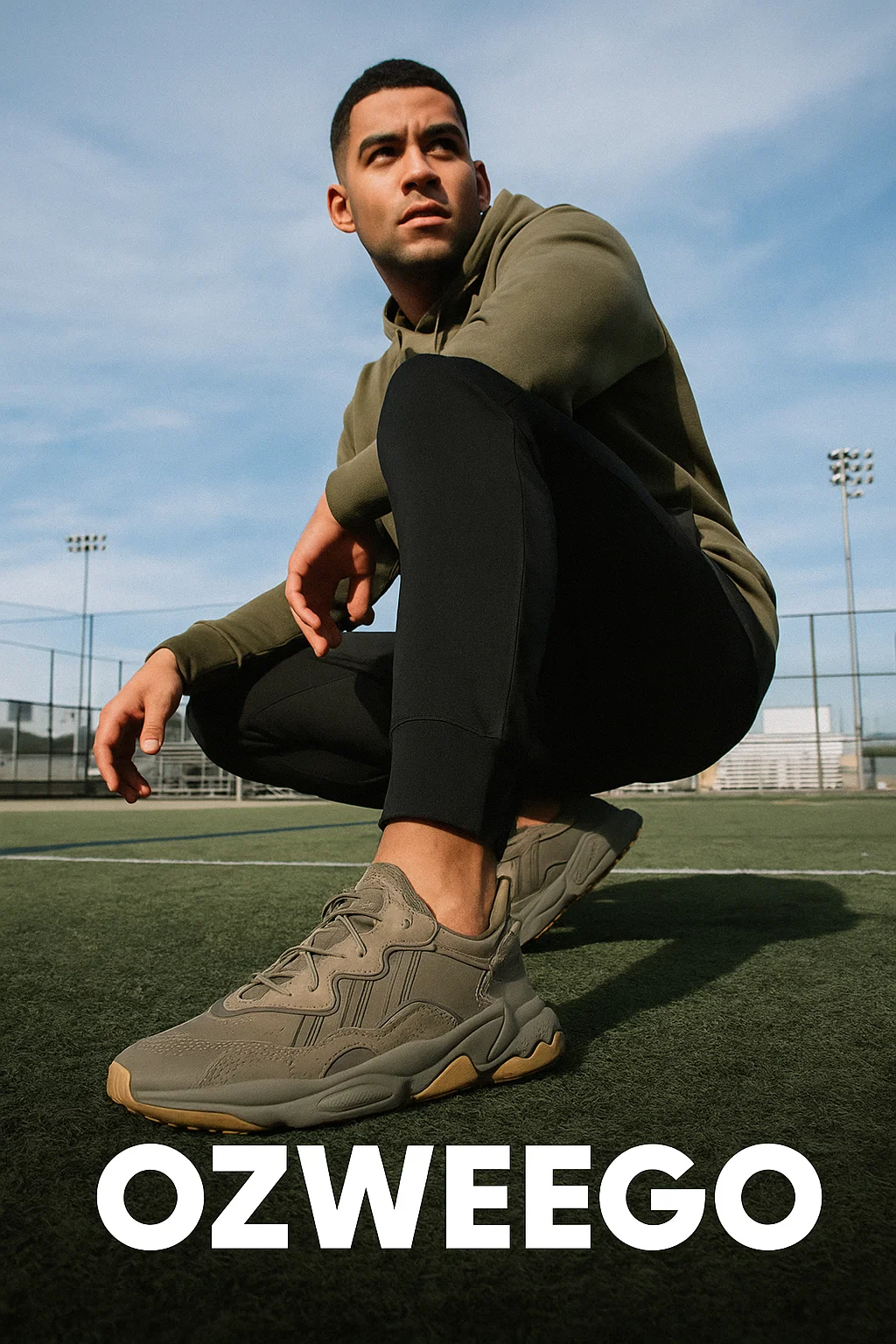 adidas OZWEEGO Green Grey