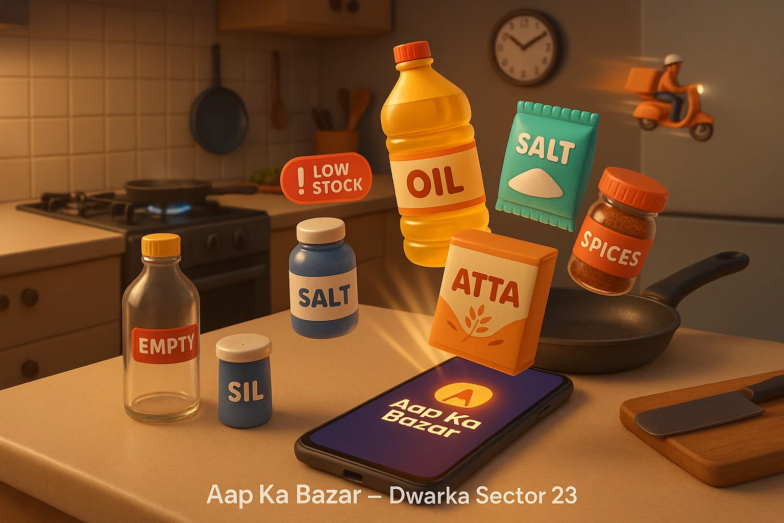 grocery store in Dwarka Sector 23