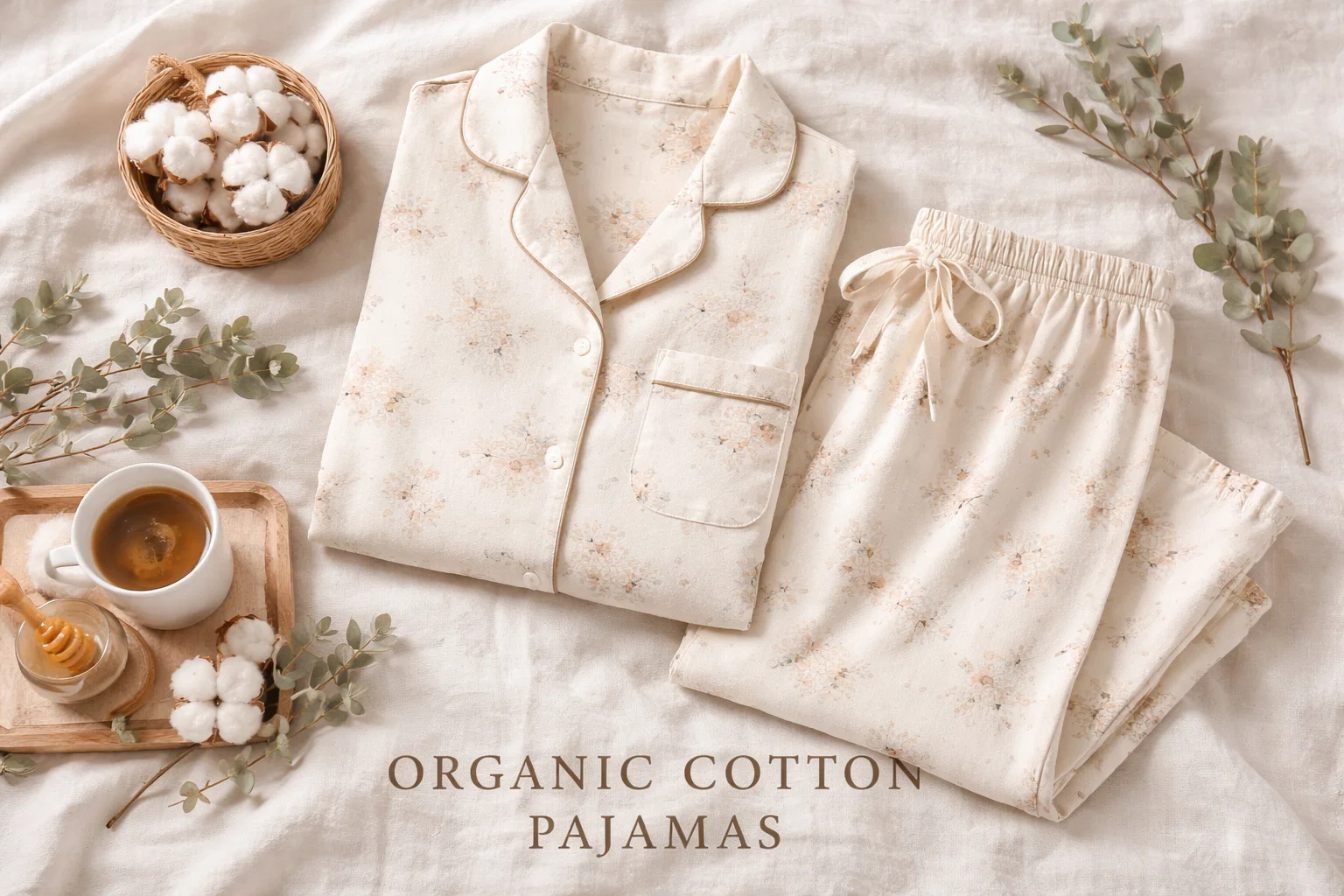 Organic Cotton Pajamas: Comfort, Care, and a Better Way to Sleep 2 Generated image