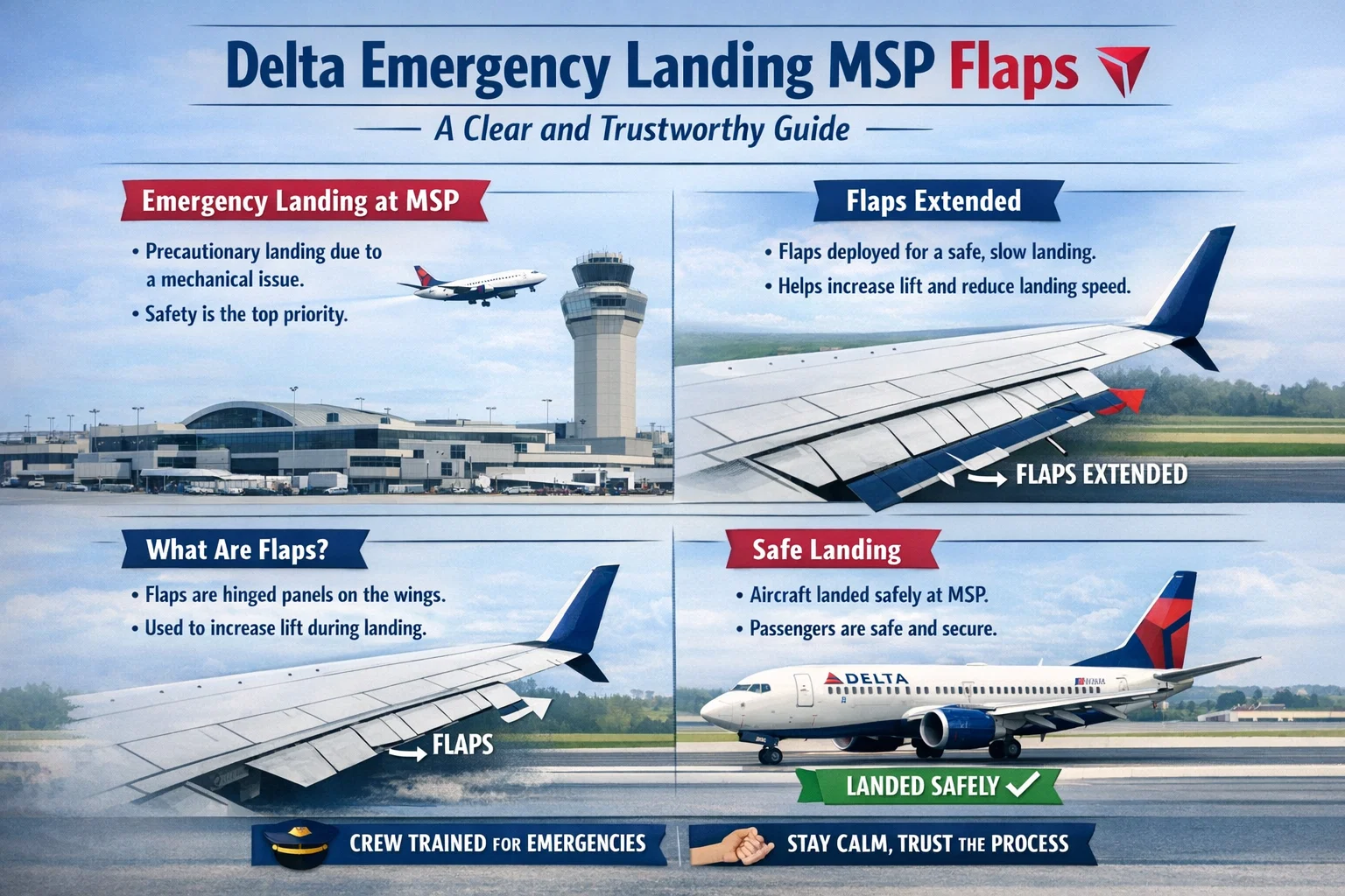 Delta Emergency Landing MSP Flaps: A Clear and Trustworthy Guide 48 Generated image