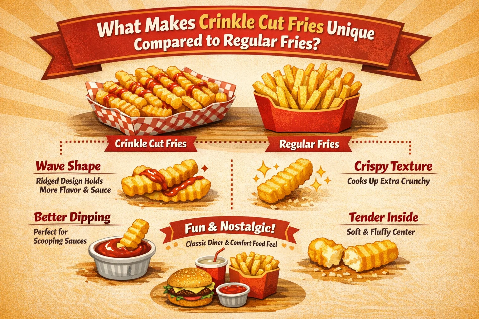 Crinkle Cut Fries