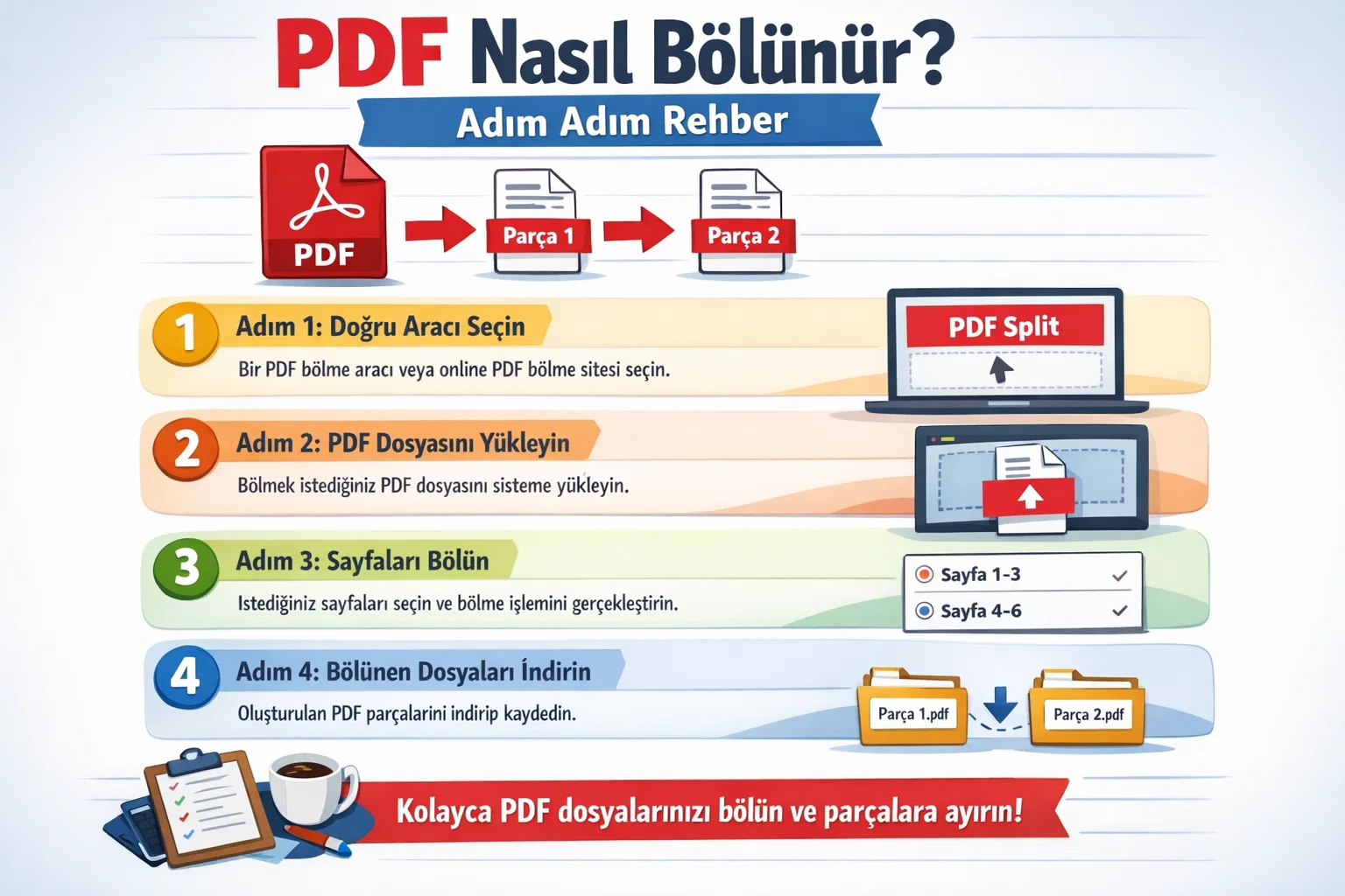 PDF Nasıl Bölünür? — Adım Adım Rehber