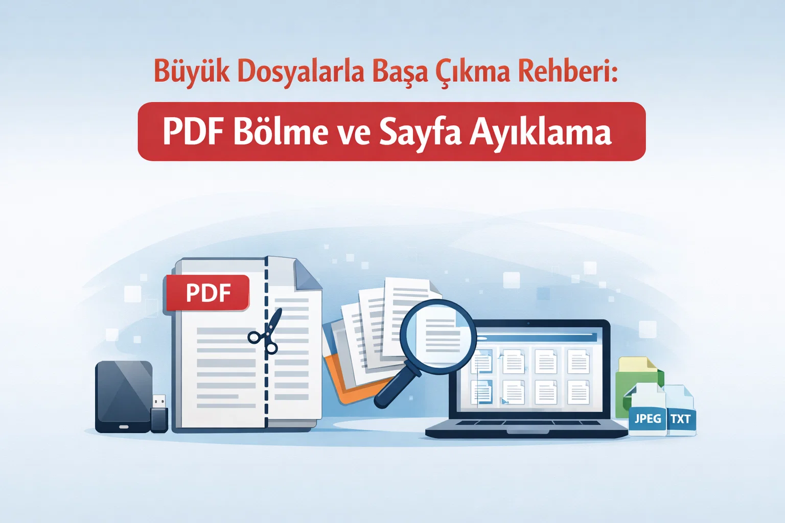 Büyük Dosyalarla Başa Çıkma Rehberi: PDF Bölme ve Sayfa Ayıklama