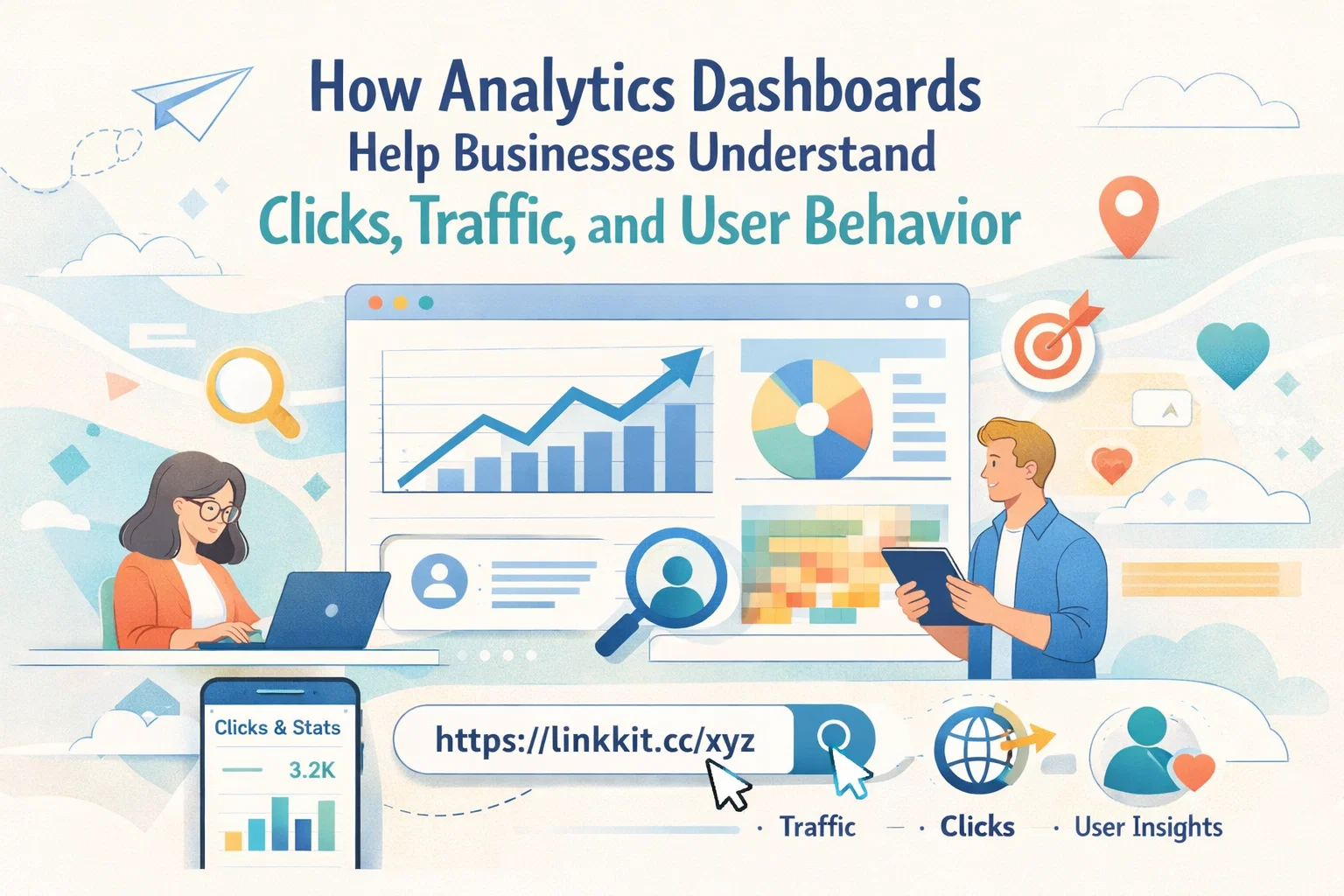 How Analytics Dashboards Help Businesses Understand Clicks, Traffic, and User Behavior