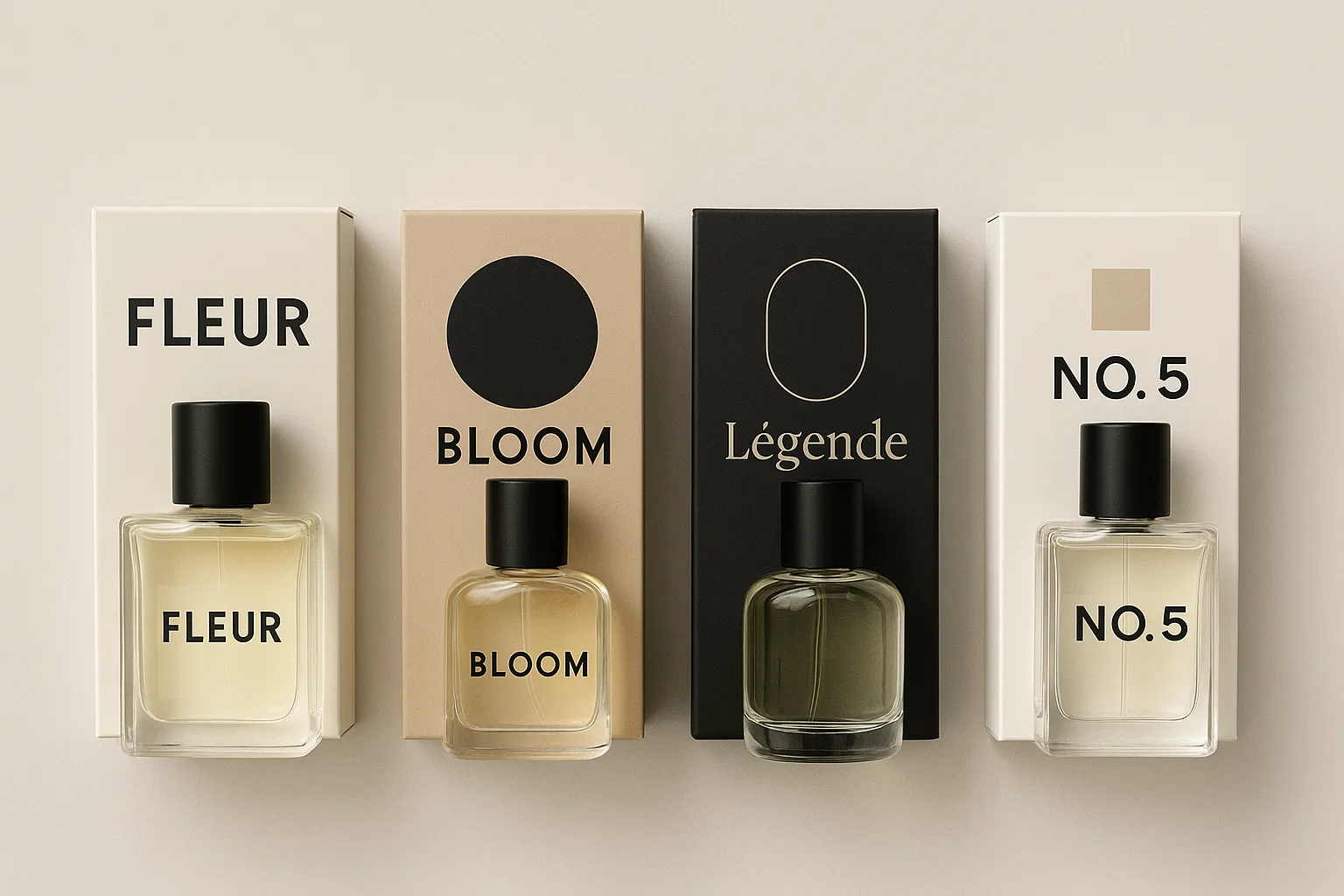 طراحیهای ساده و شیک برای بستهبندی عطر ها
