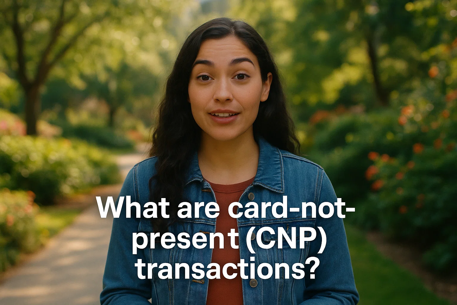 What are card-not-present (CNP) transactions? 1 card-not-present image